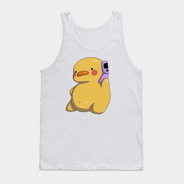 Duck on flip phone Tank Top by annoyingarts